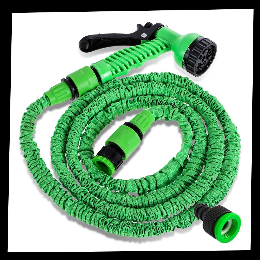 Expandable Garden Hose with Spray Gun