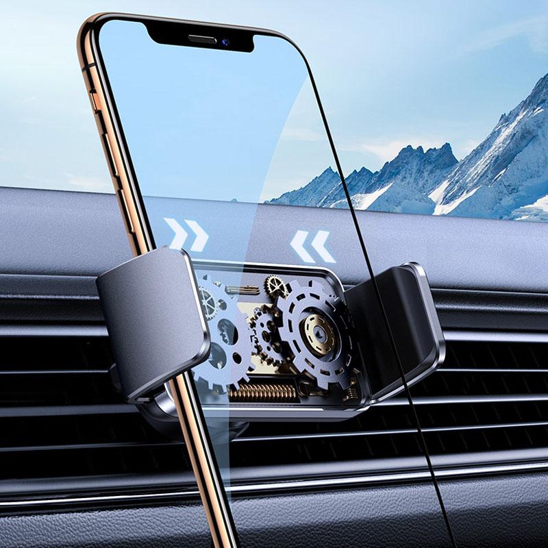 Adaptive phone holder with 360-degree rotation