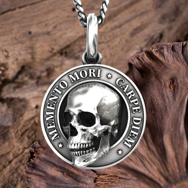 Skull Necklace Made of Titanium Steel