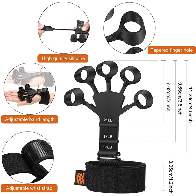 Grip training device hand strengthener