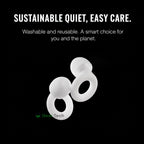 AuraCalm™ Harmony | Reusable Noise Cancelling Earplugs for Sleeping, Focus and Noise Sensitivity