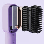 Portable negative ion hair straightener comb