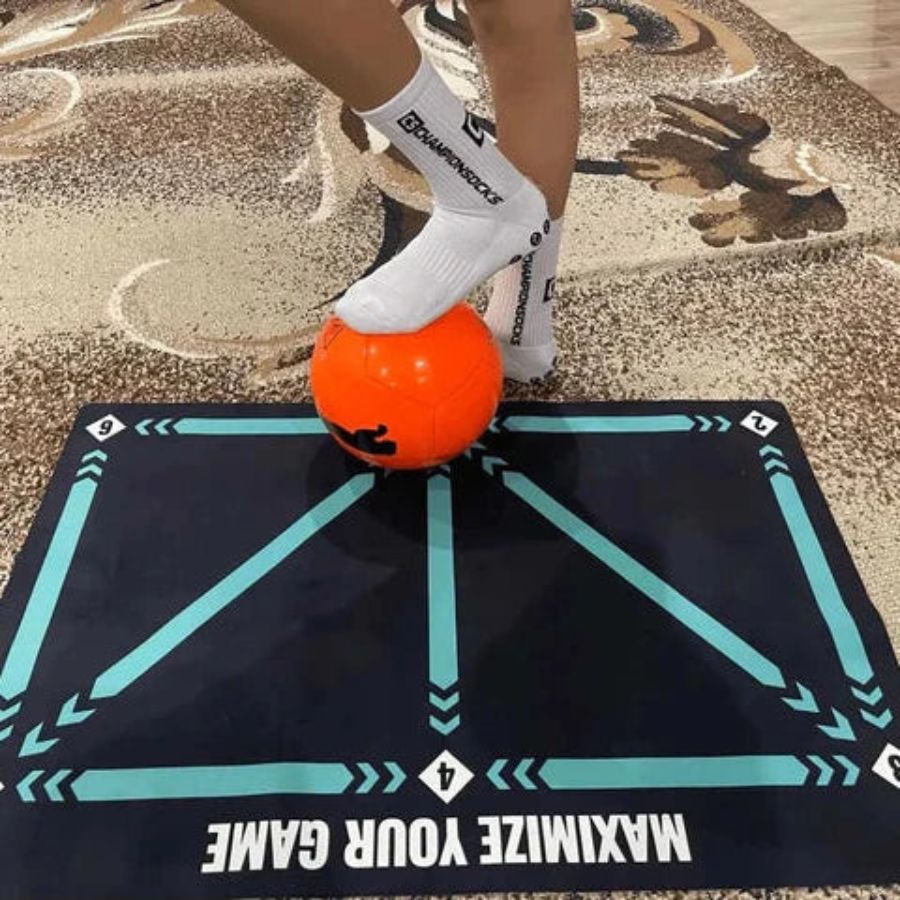 Football Pro Training Mat | Anti-Slip, 2x2m Size for Skill Enhancement and Home Training