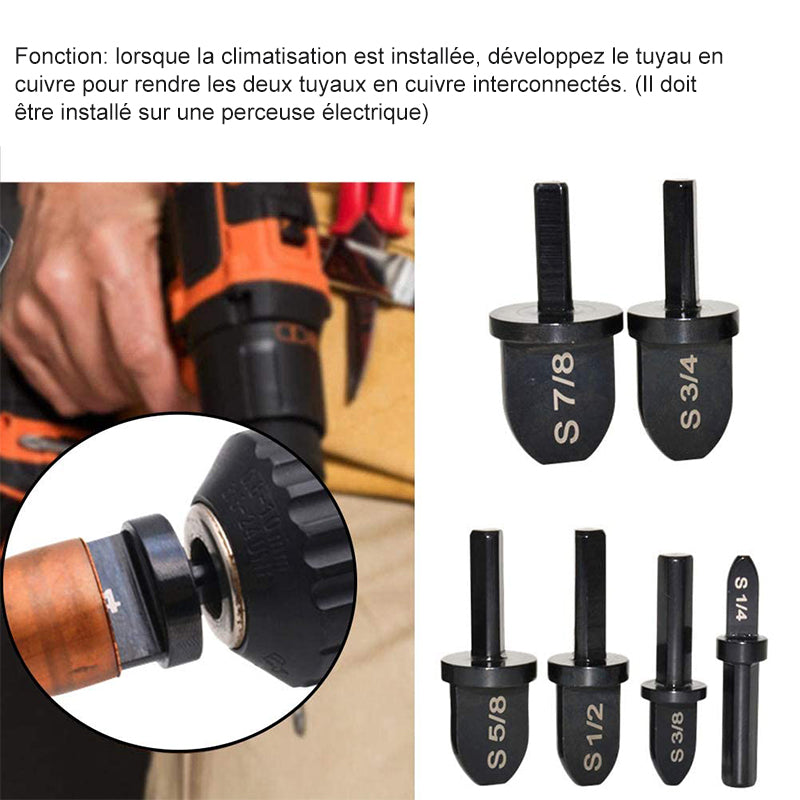 Drill set tool set, 6 pieces