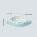 Bathroom Corner Rotating Shelf