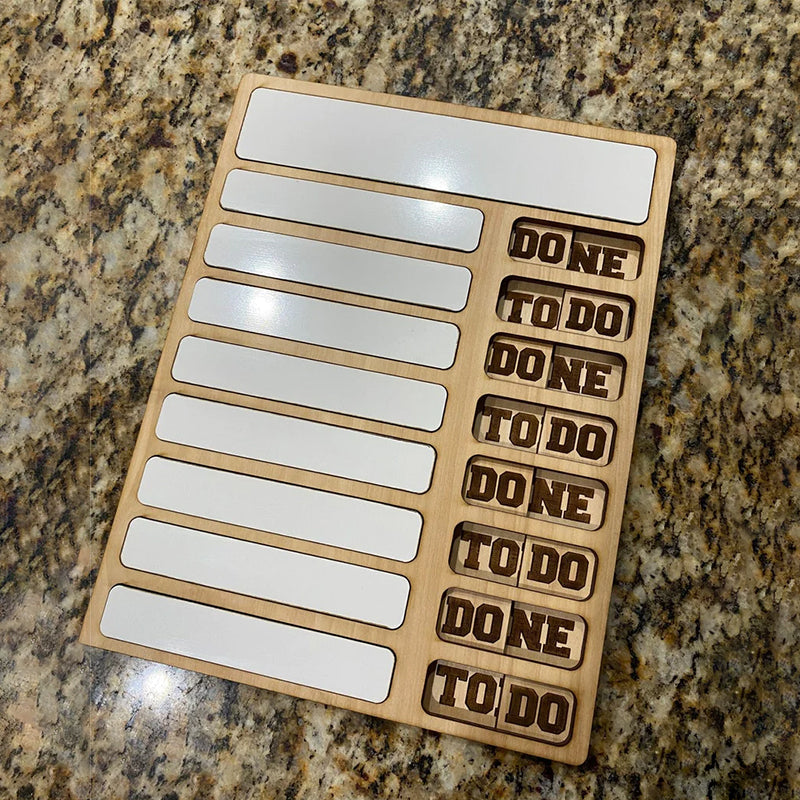 Wood Task Chart