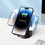 Charger Phone Stand with Floating Desktop Design and Creative Aluminum Alloy Base