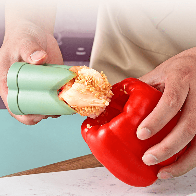 2-in-1 Fruit Pepper Corer