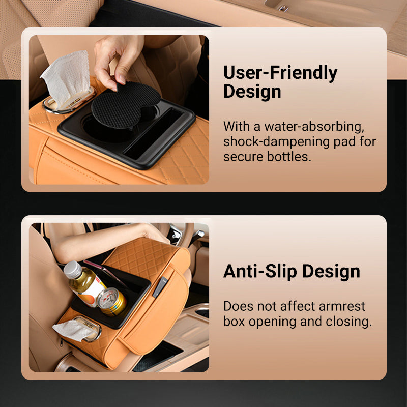 Integrated multifunctional riser cushion for car armrests under pressure