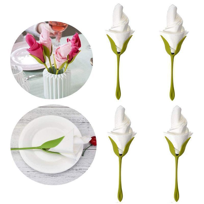 Bloom Napkin Holder for Tables (4 Pieces)