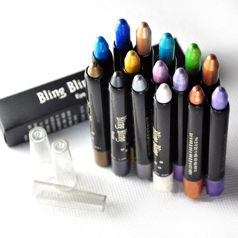 15 Color Highlighter Eye Shadow Stick