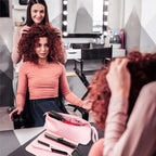 Hair tools travel bag and heat-resistant mat