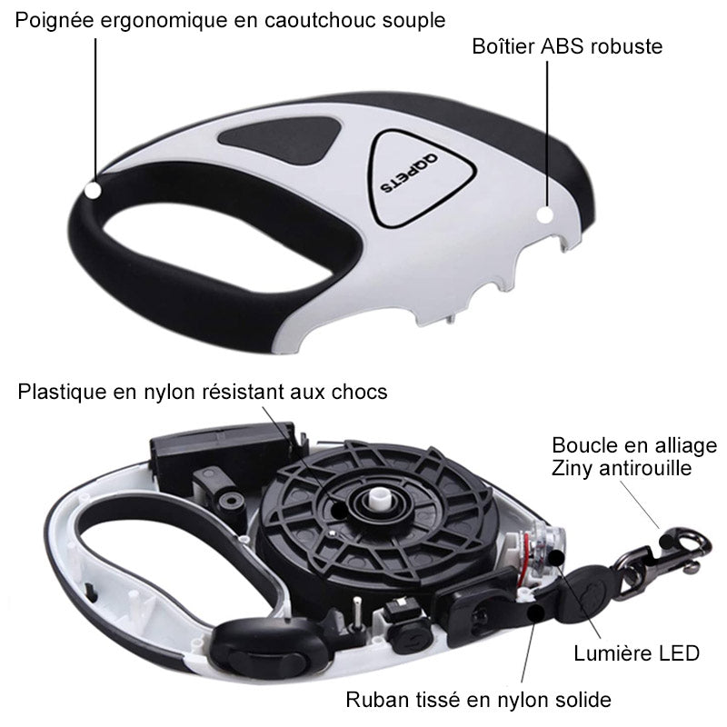 LED Leash for Pets retractable