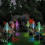 LightGarden Solar Set – 3 Color Changing LED Garden Lights on Solar Power
