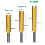 8MM Shaft Double Groove Straight Mill