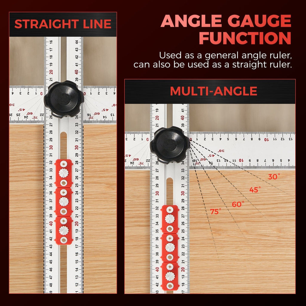 4 in 1 drilling position gauge