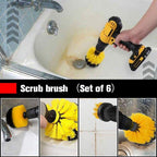Electric drill brush