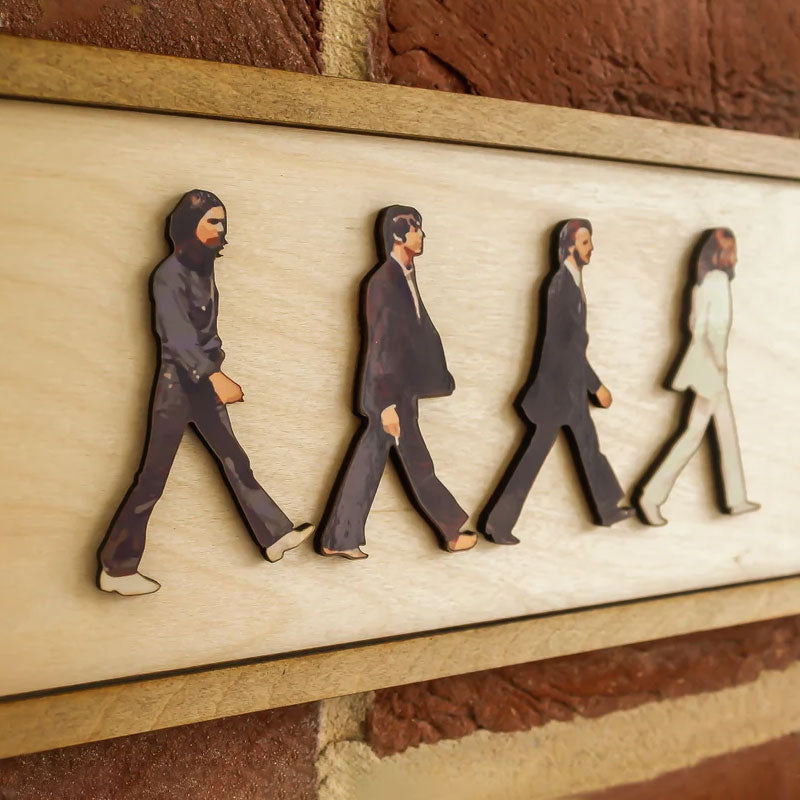 The Beatles framed Abbey Road portrait