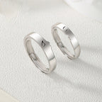 Love at first kiss couple rings