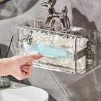 Multifunctional Glacier Pattern Textile Box