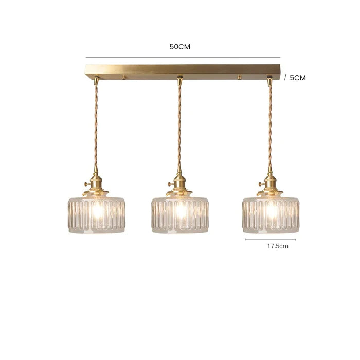 Crystal Vintage Pendant Lamp - Harrison