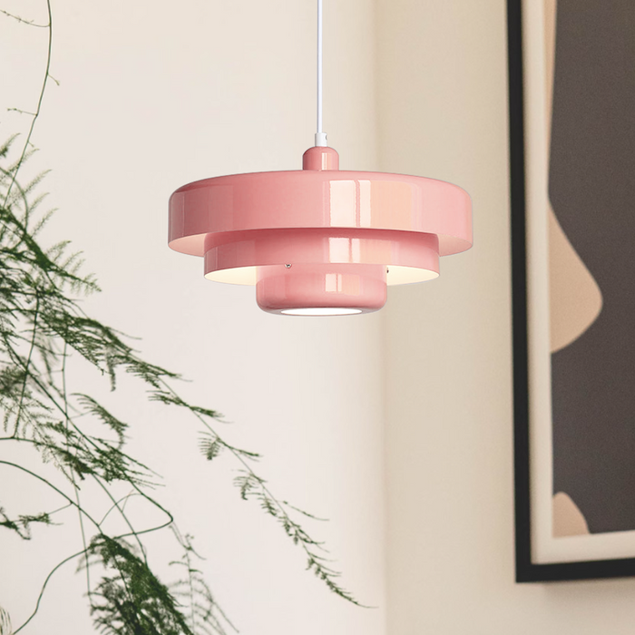 LED Italian-Style Pendant Light Fixture - Vintage Hanging Lamp for Kitchen & Dining Room Lighting
