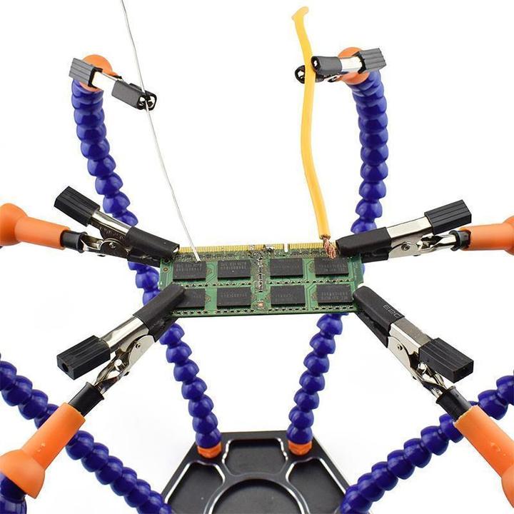 Aluminum alloy sweat base with flexible arms