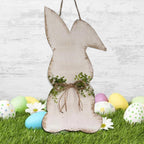 Easter Bunny Wooden Door Hanging Decor