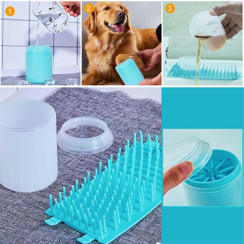 Drink cup for pets' paws