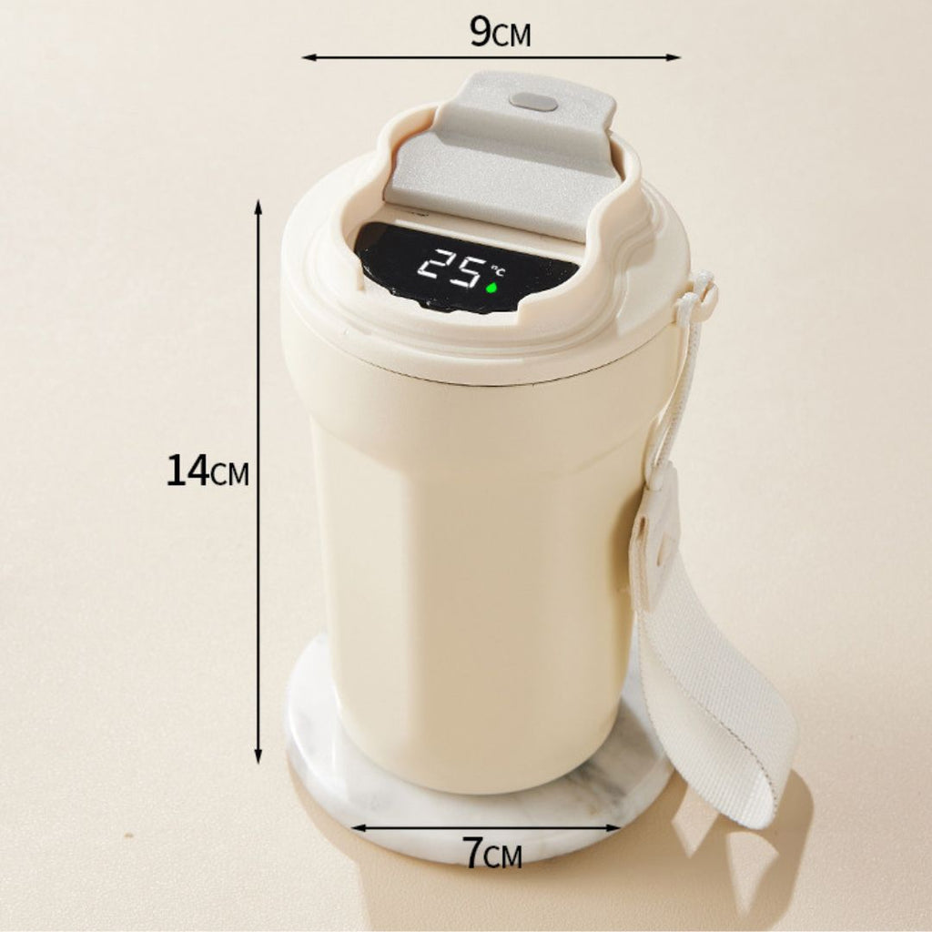 Stainless Steel Coffee Mug with LED Temperature Display 450 ML
