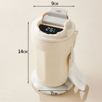 Stainless Steel Coffee Mug with LED Temperature Display 450 ML