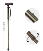 Expandable And Foldable Elderly Cane