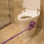 Rotatable adjustable triangular mop