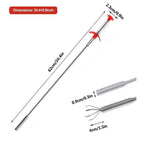 Kitchen sink drain cleaning hooks (2 pieces)