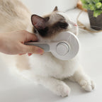 Self-cleaning slicker brushes for pets