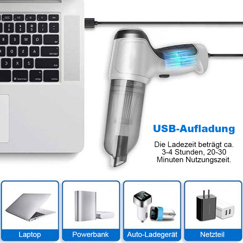3 In 1 Cordless Mini-Handheld Vacuum Cleaner