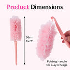 Foldable, washable electrostatic duster