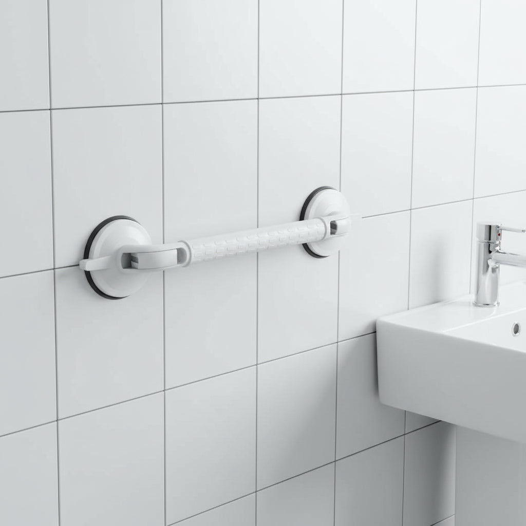 Adjustable Suction Bathroom Safety Handle – No Drill
