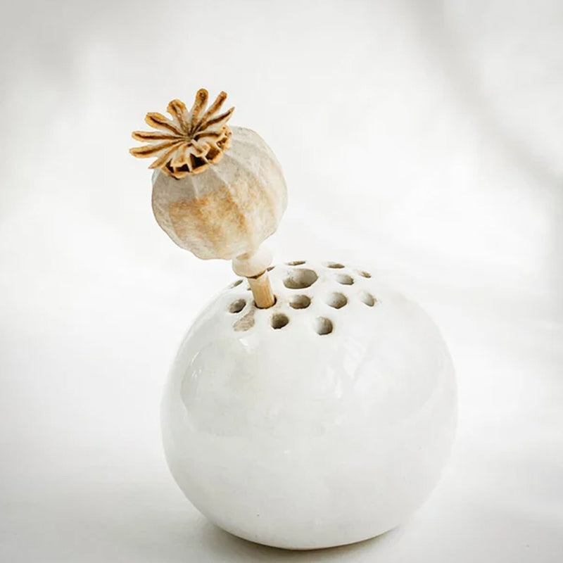 Handmade Vase Flower Stone Table Decoration