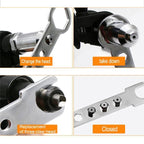 Professional Rivet Gun Adapter Kit 🛠With 4 different Nozzle Pins