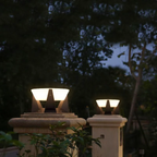 Stylish Solar-Powered Outdoor Lamp