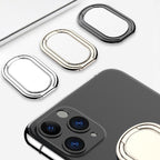 Metallic foldable phone holder