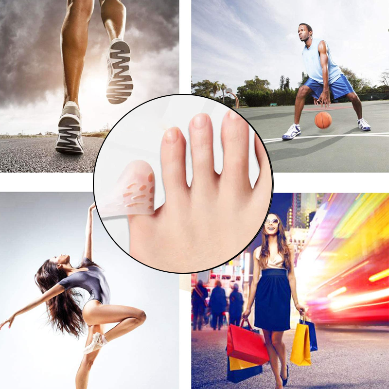 Anti-friction toe protector made of silicone