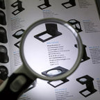 20X magnifying glass with LED light