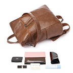 Rucksack with large capacity - Full leather
