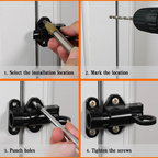 Aluminum alloy automatic window spring locking