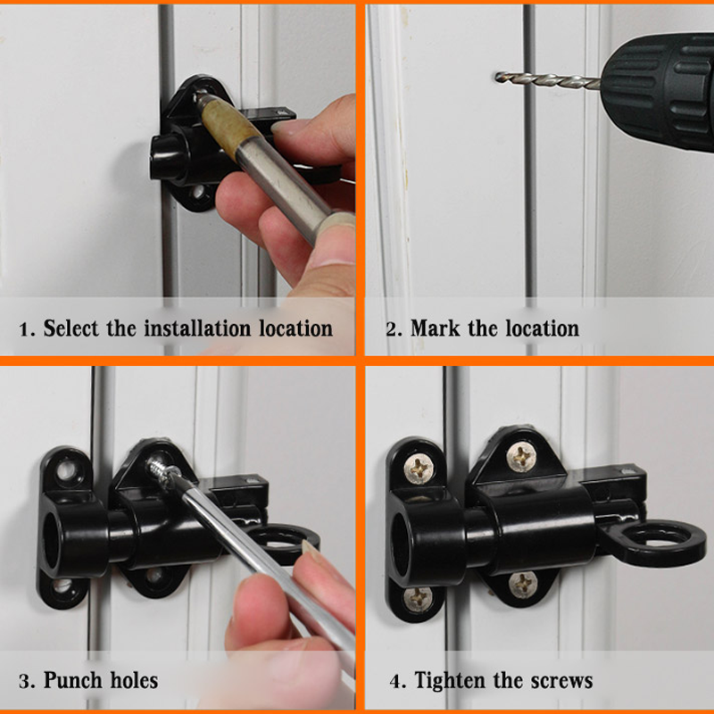 Aluminum alloy automatic window spring locking