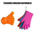 Silicone grips with heat resistance