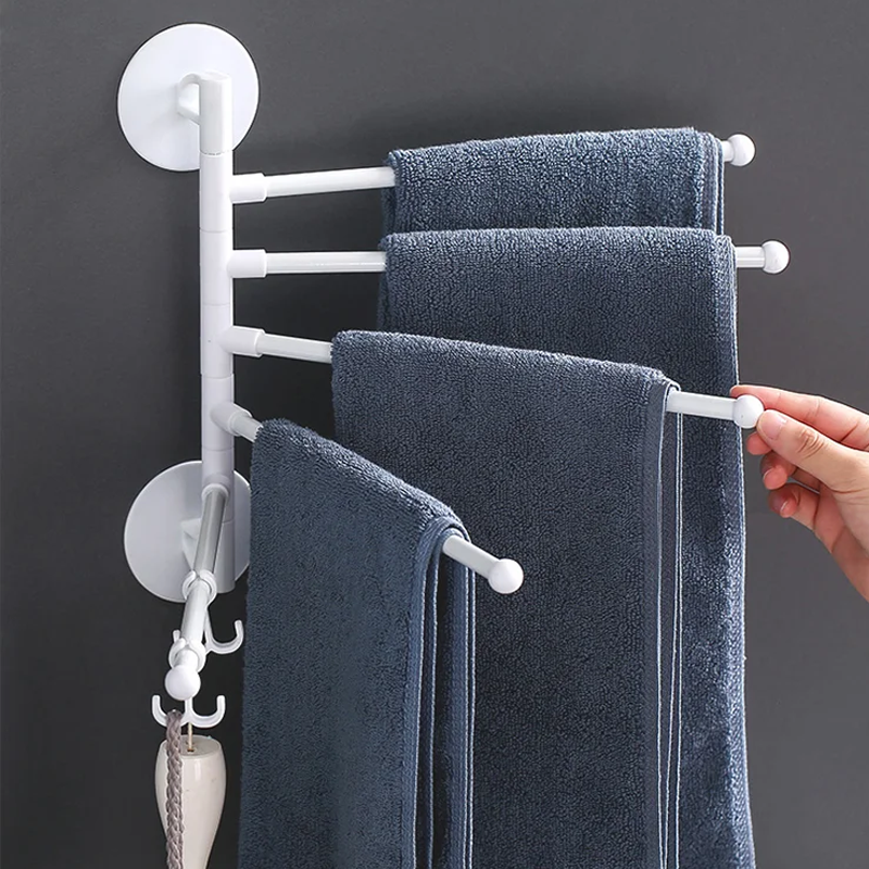 Mounting-Free Rotating Towel Holder