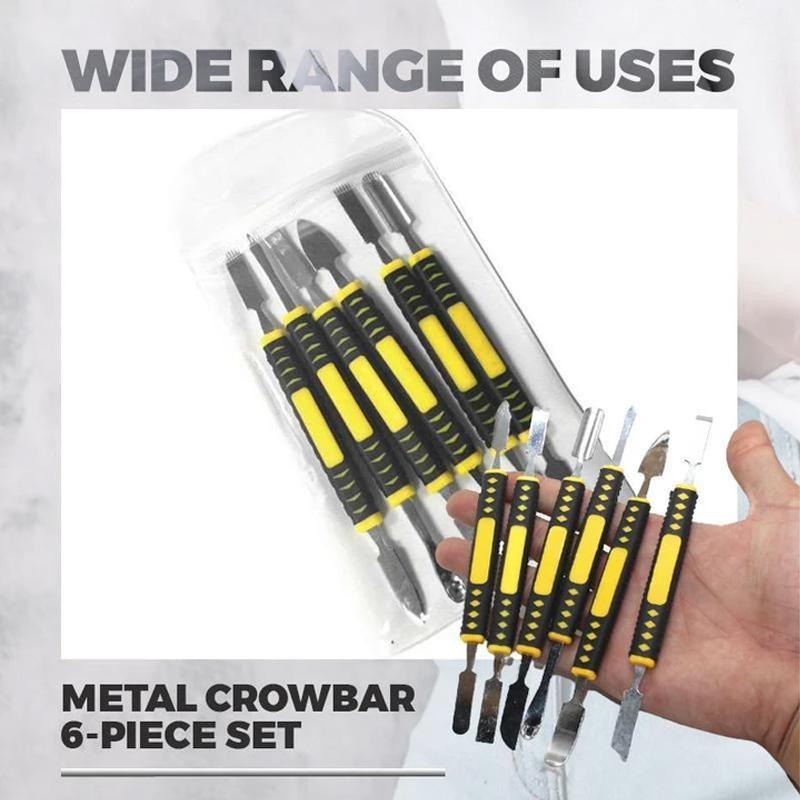 Metal pry bar 6-piece set